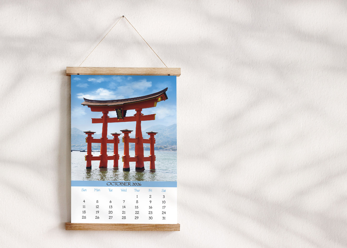 2026 Photo Calendar - Japan