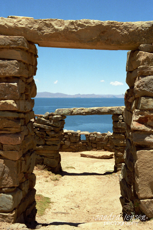 Print - Bolivia "Taquile Island Arches"