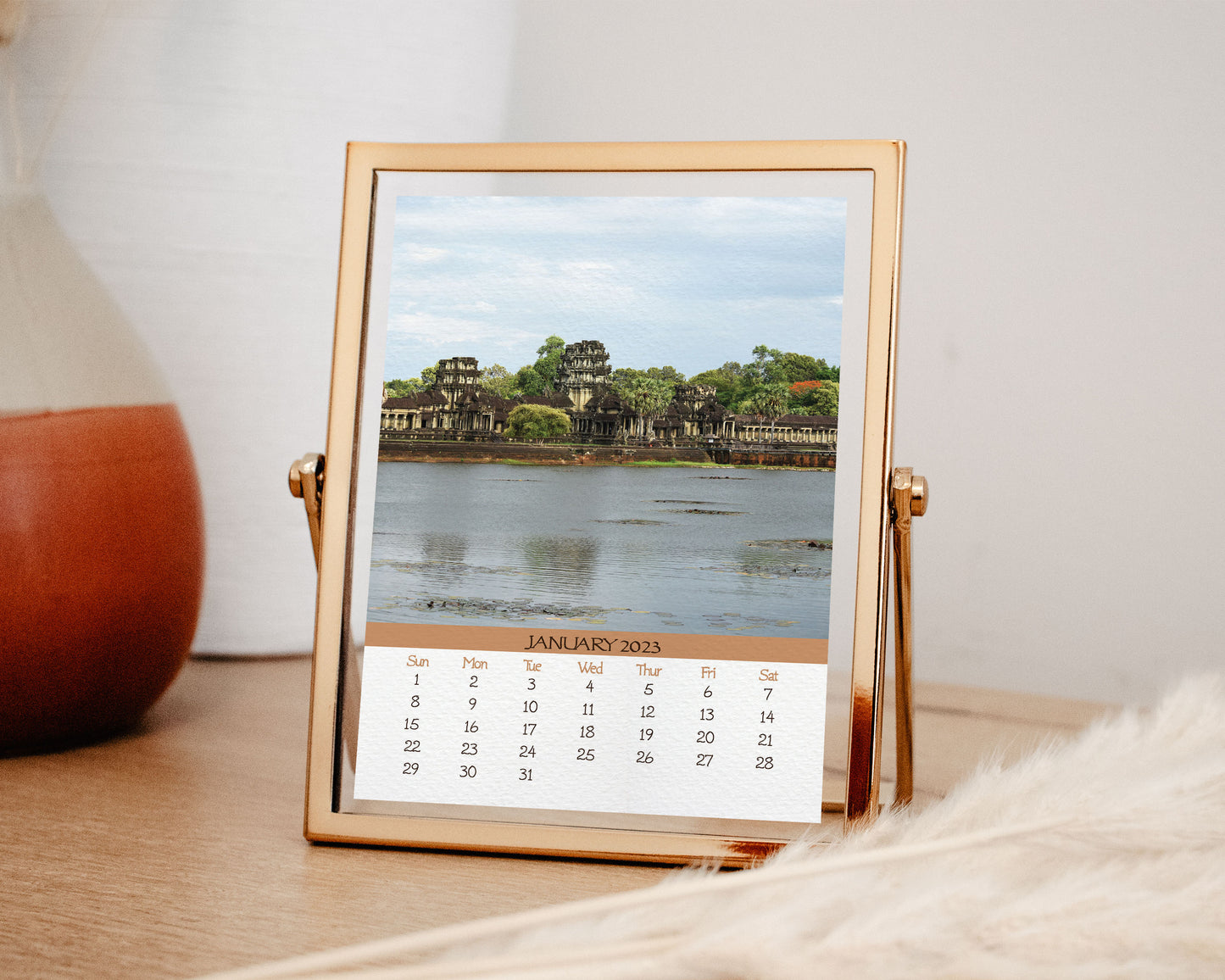 2023 Photo Calendar - Angkor Wat, Cambodia