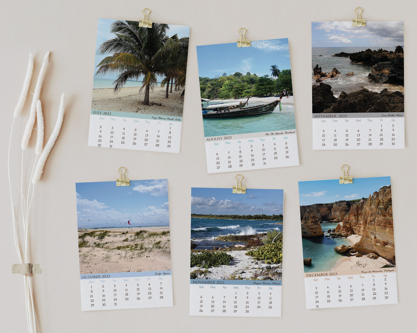 2023 Photo Calendar - Beaches