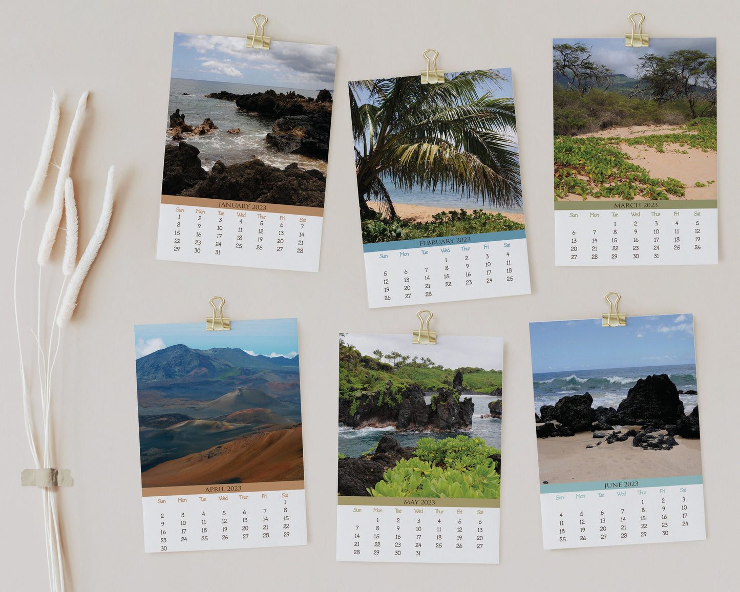 2023 Photo Calendar - Maui