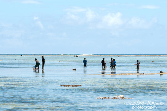 Print - Zanzibar, Tanzania - Fishing in Water of Matemwe Beach 2