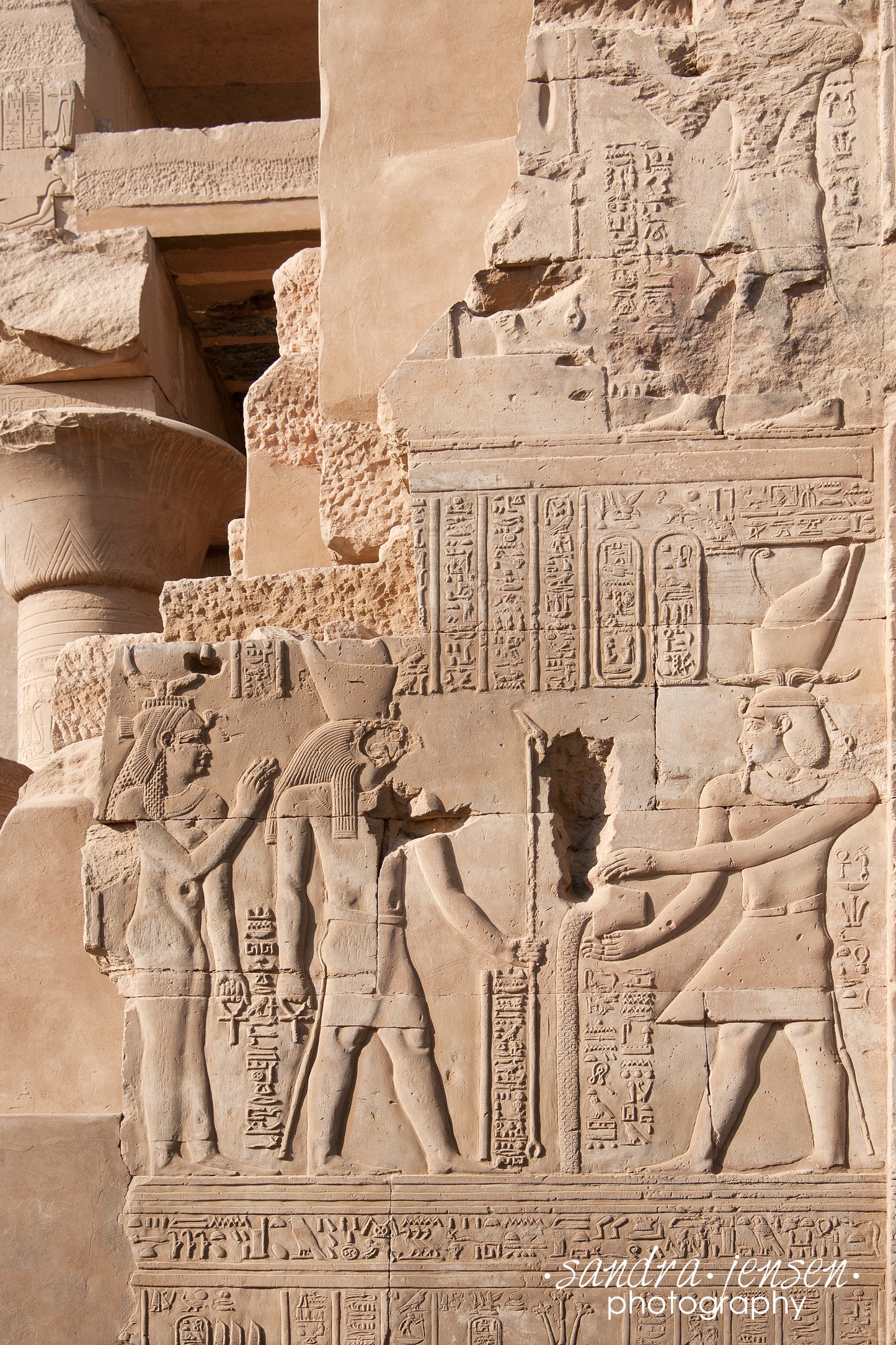 Print - Egypt, Aswan - Kom Ombo Temple 13