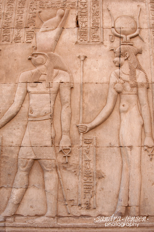 Print - Egypt, Aswan - Kom Ombo Temple 14
