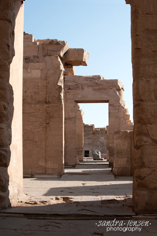 Print - Egypt, Aswan - Kom Ombo Temple 16