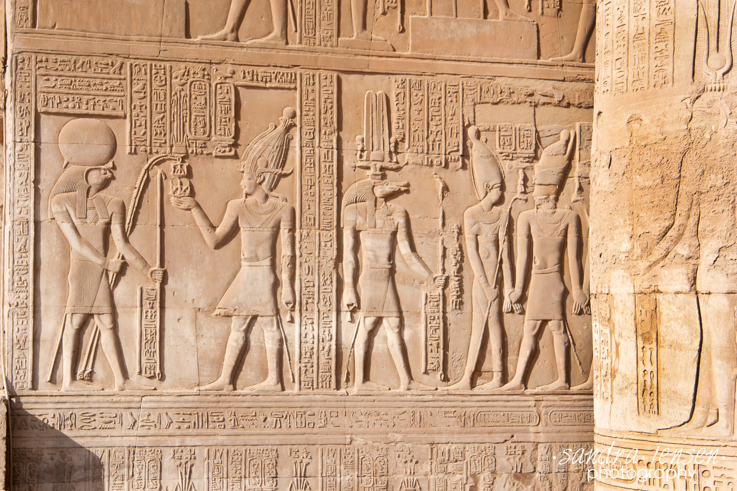 Print - Egypt, Aswan - Kom Ombo Temple 18