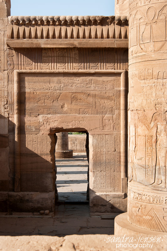 Print - Egypt, Aswan - Kom Ombo Temple 20