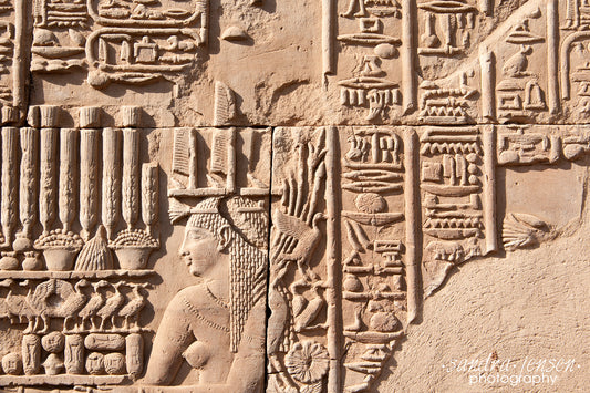Print - Egypt, Aswan - Kom Ombo Temple 22