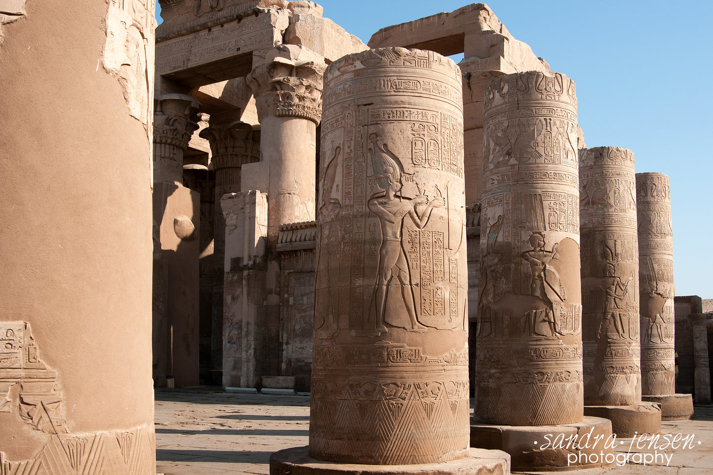 Print - Egypt, Aswan - Kom Ombo Temple 23