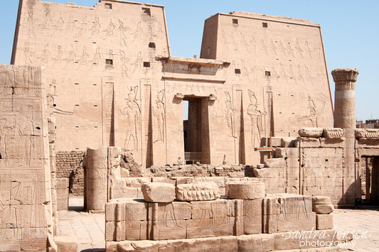 Print - Egypt, Aswan - Edfu Temple