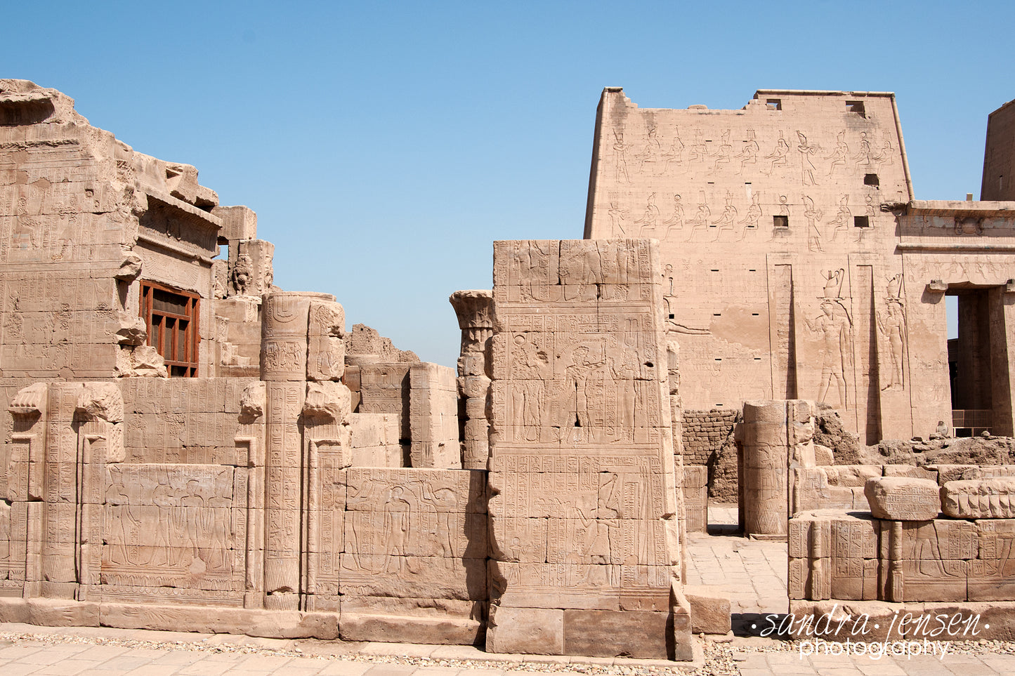 Print - Egypt, Aswan - Edfu Temple 3