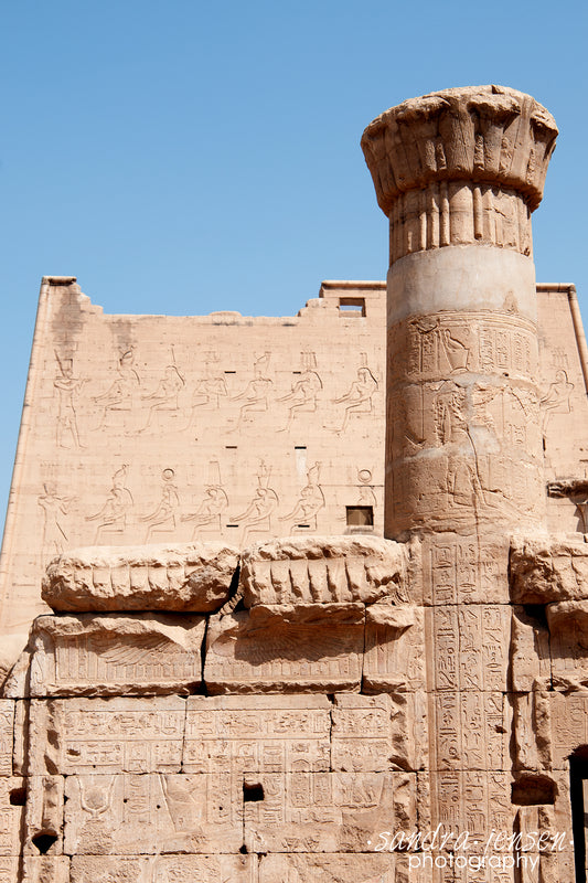 Print - Egypt, Aswan - Edfu Temple 5