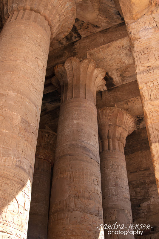 Print - Egypt, Aswan - Edfu Temple 9