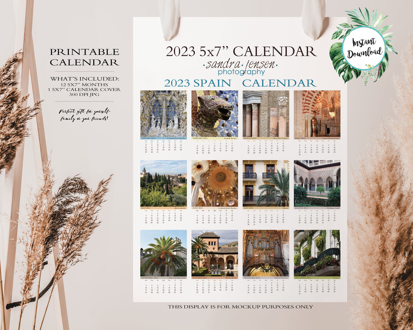 2023 Photo Calendar - Spain