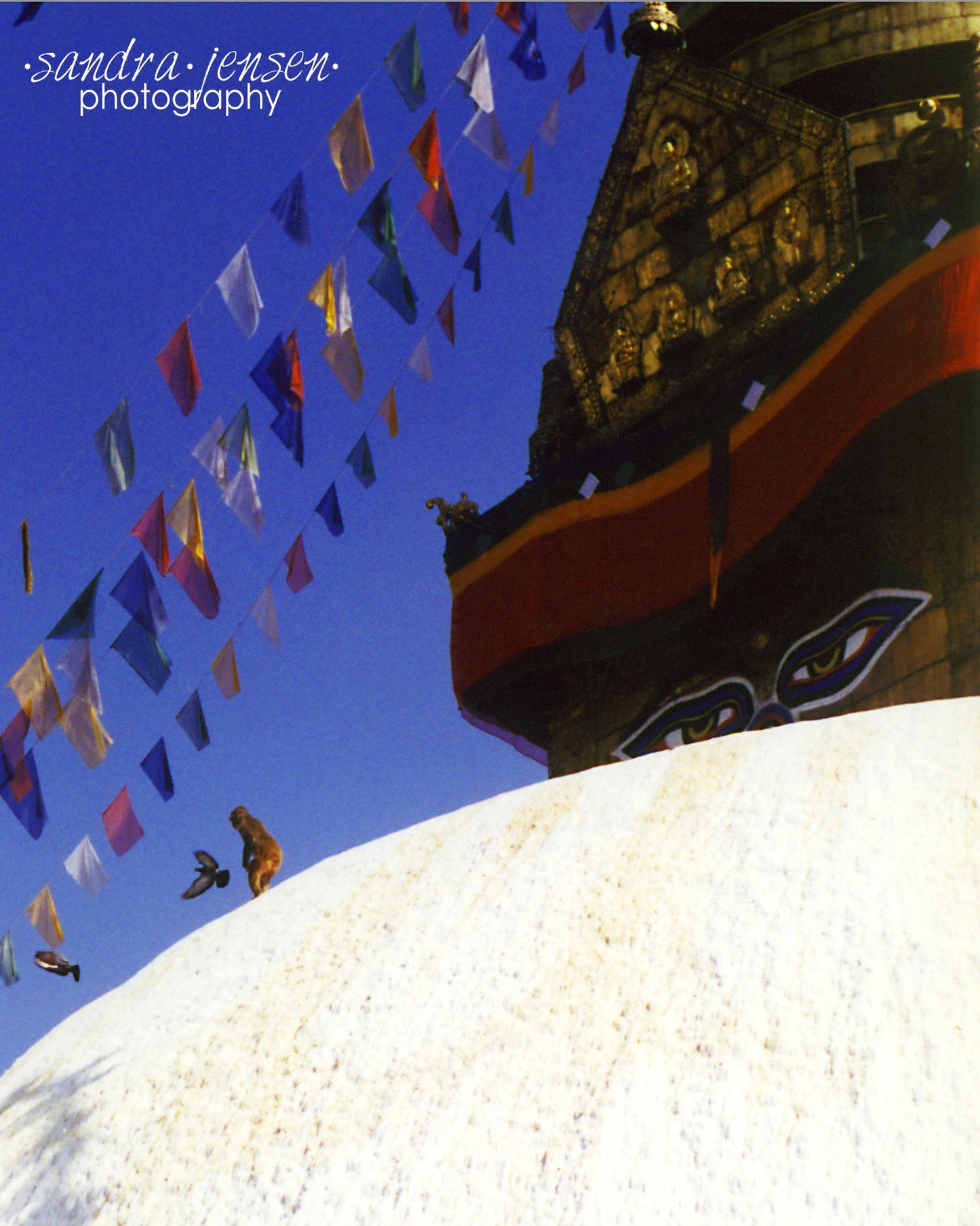 Print - Kathmandu, "Monkey Temple"